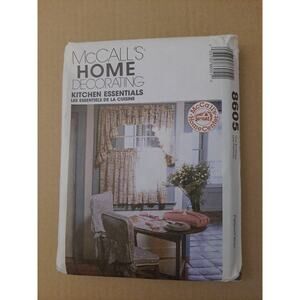 McCalls Home Decor 8605 Kitchen Essentials Curtain Chair Cushion Hot Pad Pattern